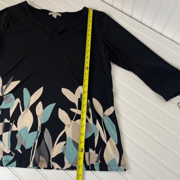 NWT & NWOT Dana Buchman Animal Print Blazer & V-Neck Tee Bundle OF 2 Size XL - Picture 9 of 10